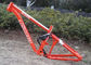 알루미늄 주황색 길 자전거 구조 가득 차있는 중단 라이트급 선수 구조 협력 업체