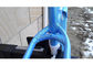 숨겨지은 건전지를 가진 중앙 드라이브 전기 알루미늄 자전거 구조 파란 색깔 협력 업체