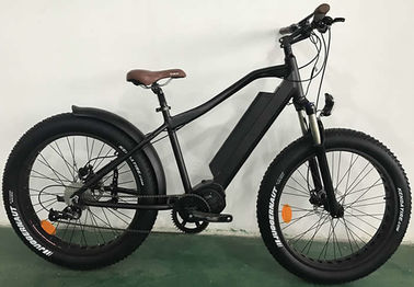 중국 중앙 26er 알루미늄 전기 뚱뚱한 자전거 - 까만 1000w 전기 자전거를 운전하십시오 협력 업체